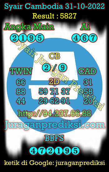 prediksi cambodia 31 oktober 2022, syair cambodia hari ini senin 31-10-2022, prediksi syair kamboja 30 oktober 2022 4d jitu dan akurat