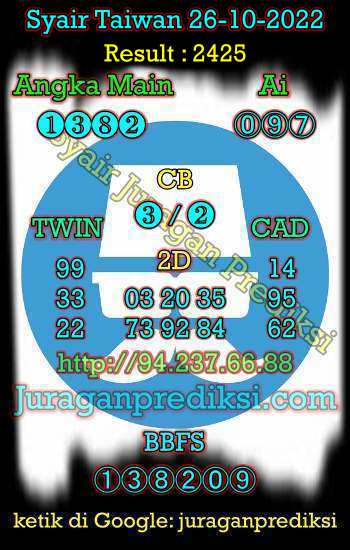 prediksi taiwan 26 oktober 2022, syair taiwan hari ini rabu 26-10-2022, angka keluar togel taiwanmalam ini, toto jitu taiwan