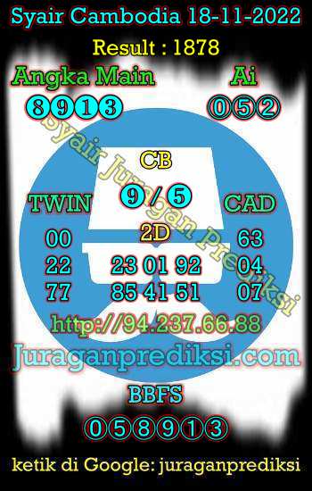 prediksi cambodia 18 november 2022, syair cambodia hari ini jumat 18-11-2022, prediksi syair kamboja 18 november 2022 4d jitu dan akurat