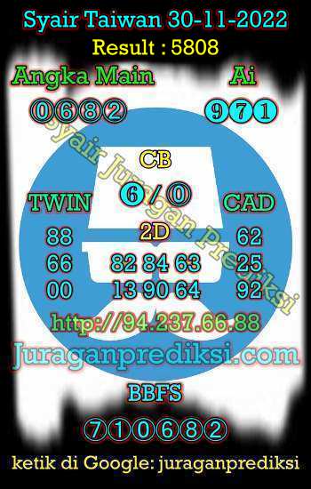 prediksi taiwan 30 november 2022, syair taiwan hari ini rabu 30-11-2022, angka keluar togel taiwan, toto jitu taiwan 30 november 2022 akurat