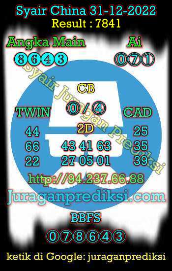 prediksi china 31 desember 2022, syair china hari ini sabtu 31-12-2022, bocoran china, prediksi china akurat, syair china, prediksi china jitu