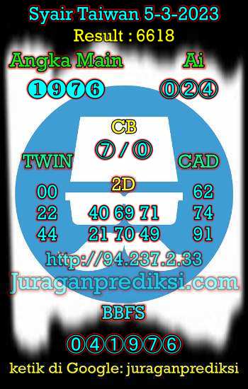 prediksi taiwan 5 maret 2023, syair taiwan hari ini minggu 5-3-2023, angka keluar togel taiwan, toto jitu taiwan 5 maret 2023 akurat