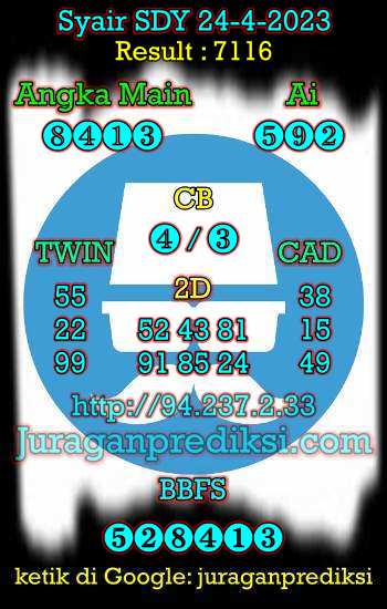 prediksi sdy 24 april 2023, syair sdy hari ini senin 24-4-2023, prediksi syair sydney 24 april 2023, prediksi sdy jp jitu dan akurat
