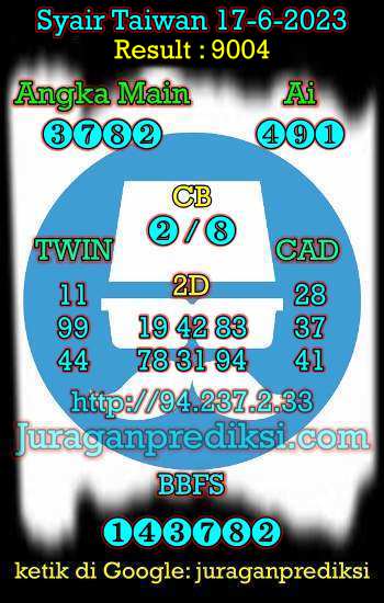 prediksi taiwan 17 juni 2023, syair taiwan hari ini sabtu 17-6-2023, angka keluar togel taiwan, toto jitu taiwan 17 juni 2023 akurat