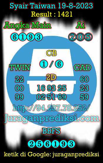 prediksi taiwan 19 agustus 2023, syair taiwan hari ini sabtu 19-8-2023, angka keluar togel taiwan, toto jitu taiwan 19 agustus 2023 akurat
