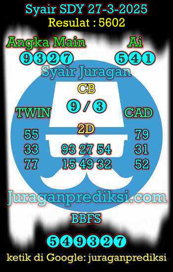 prediksi sdy 27 maret 2025, syair sdy hari ini kamis 27-3-2025, prediksi syair sydney 27 maret 2025, prediksi sdy jp jitu dan akurat