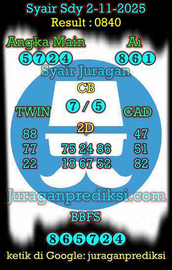 prediksi sdy 2 november 2025, syair sdy hari ini minggu 2-11-2025, prediksi syair sydney 2 november 2025, prediksi sdy jp jitu dan akurat
