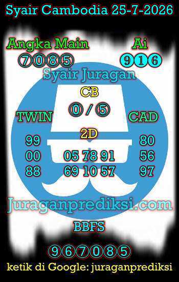 prediksi cambodia sabtu 25 juli 2026, syair cambodia hari ini sabtu 25-7-2026, prediksi syair kamboja 25 juli 2026 4d jitu dan akurat