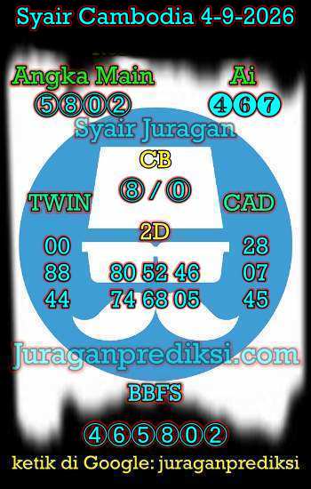 prediksi cambodia 4 september 2026, syair cambodia hari ini jumat 4-9-2026, prediksi syair kamboja 4 september 2026 4d jitu dan akurat
