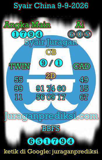 prediksi china 9 september 2026, syair china hari ini rabu 9-9-2026, bocoran china, prediksi china akurat, syair china, prediksi china jitu