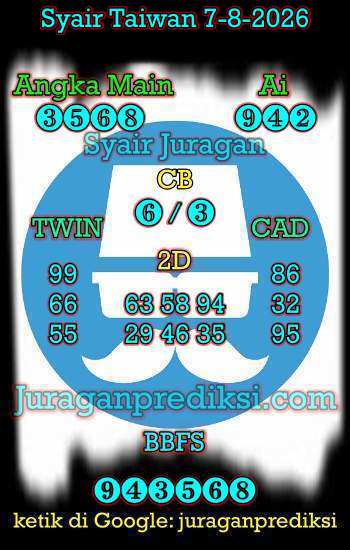 prediksi taiwan 7 agustus 2026, syair taiwan hari ini Jumat 7-8-2026, angka keluar togel taiwan, toto jitu taiwan 7 agustus 2026 akurat