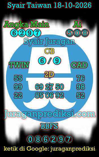 prediksi taiwan 18 oktober 2026, syair taiwan hari ini Minggu 18-10-2026, angka keluar togel taiwan, toto jitu taiwan 18 oktober 2026 akurat